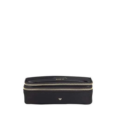 Nylon Make Up Case, Black - Anya Hindmarch