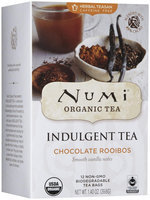 Numi Organic Tea Indulgement Tea Bags - Chocolate Rooibos - 12 ct