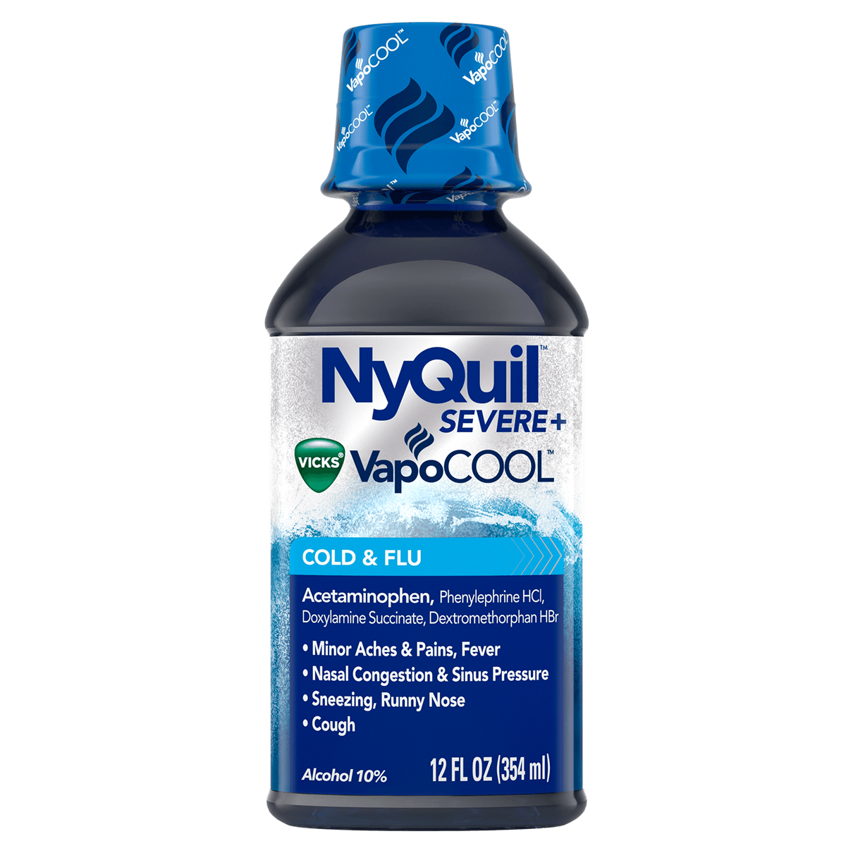 Vicks NyQuil Severe VapoCOOL Cold & Flu Relief