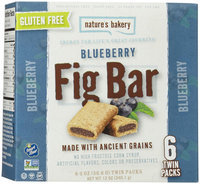 Nature's Bakery FIG BAR, BLUEBERRY, GF, (Pack of 12)