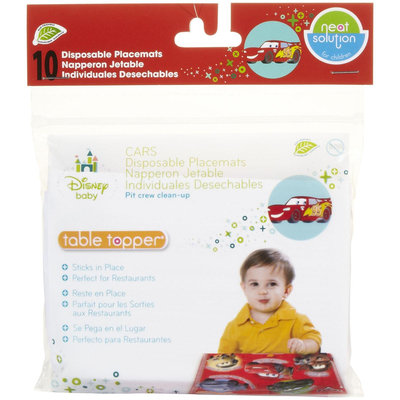 Disney 60 Count Cars Eco Table Topper For Baby