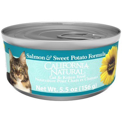 California Natural Salmon & Sweet Potato Canned Cat & Kitten Food