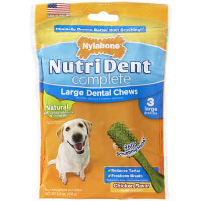 Nylabone Nutri Dent Complete Adult Chicken - Large