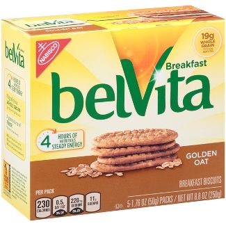 Nabisco belVita Breakfast Biscuits Golden Oat