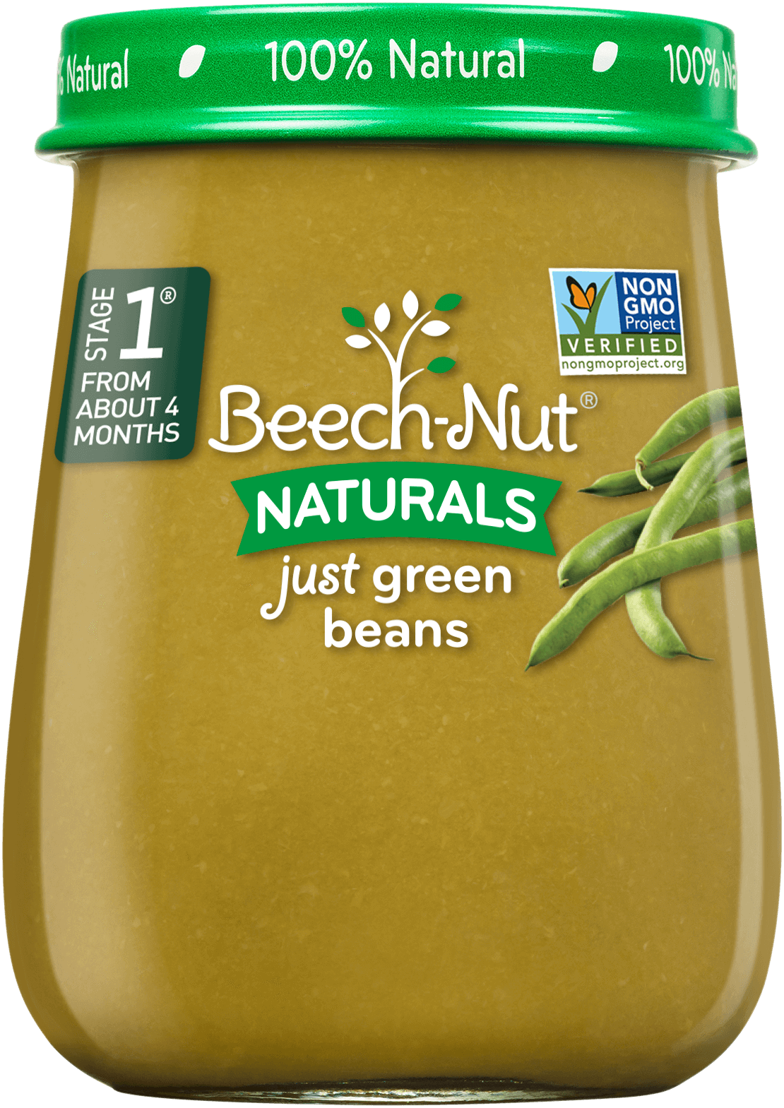 Beech-Nut® Stage 1 Naturals Just Green Beans