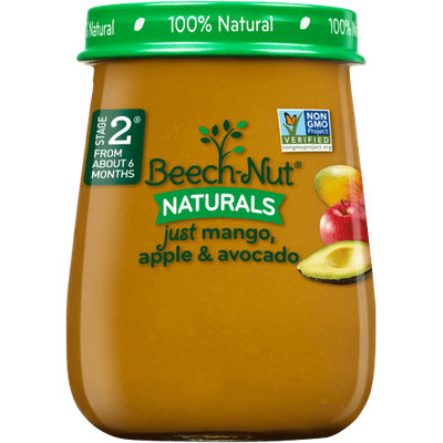 Beech-Nut® Stage 2 Just Mango, Apple & Avocado