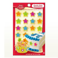 Betty Crocker™ Neon Stars Candy Card Decoration