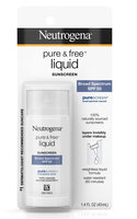 Neutrogena® Pure & Free® Liquid Sunscreen Broad Spectrum Spf 50