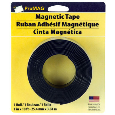 Magna Card ProMAG Heavy-Duty Magnetic Tape, 1in. x 10ft.