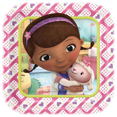 Doc Mcstuffins 47354 7 In. Plates - 8 Per Pack