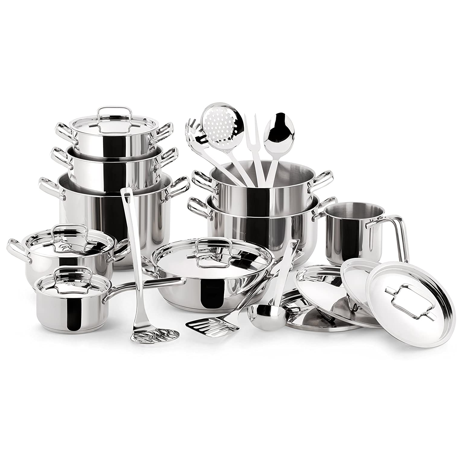 Lagostina Sfiziosa 24pc Stainless Steel Cookware Set