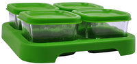 green sprouts by i play Baby Food Storage Cubes - Glass 4 Pk