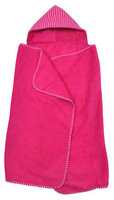 green sprouts by i play. Brights Organic Terry Hooded Towel - Fuchsia