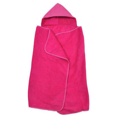green sprouts by i play. Brights Organic Terry Hooded Towel - Fuchsia
