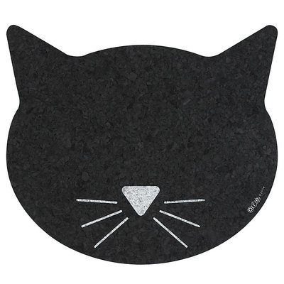 ORE Pet Recycled Rubber Cat Face Placemat