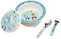 SugarBooger by O.R.E. Suction Bowl Set - Polar Pals