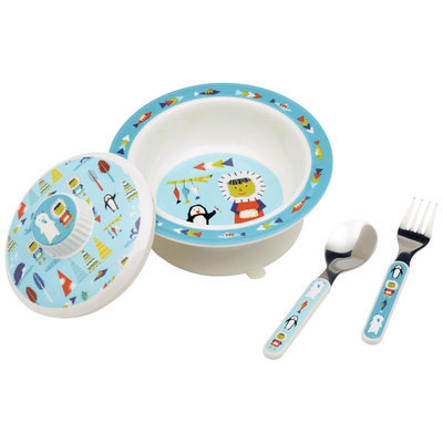SugarBooger by O.R.E. Suction Bowl Set - Polar Pals
