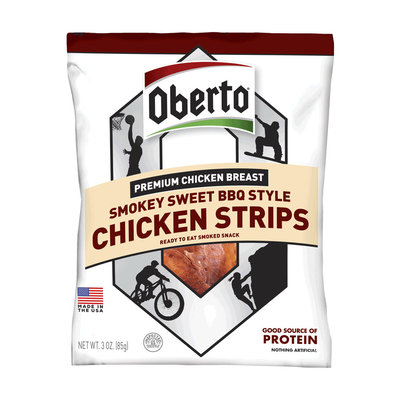 Oberto® Smokey Sweet BBQ Style Chicken Strips