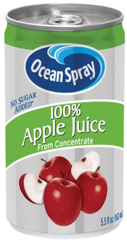 Ocean Spray 100% Apple Juice From Concentrate