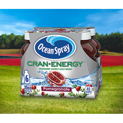 Ocean Spray Cran Energy Cranberry Pomegranate Energy Juice Drink