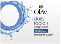 Olay 4-in-1 Daily Facial Cloths Combination/Oily Skin