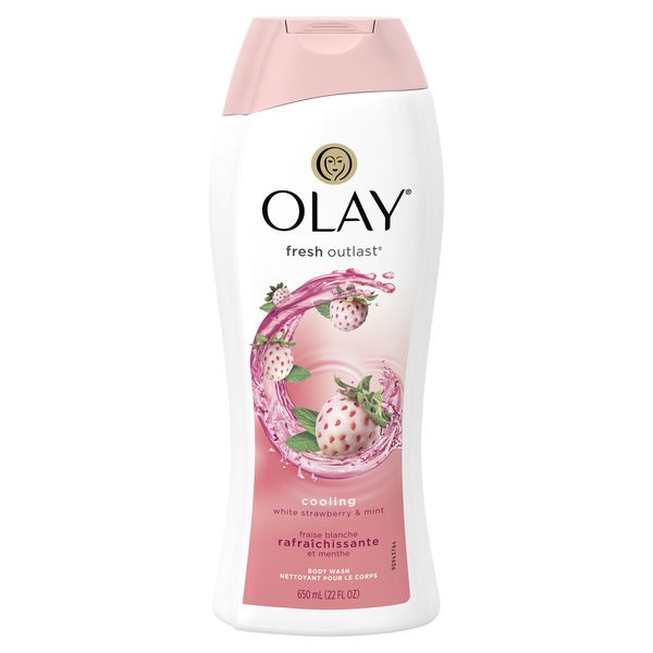 Olay Fresh Outlast Cooling White Strawberry & Mint Body Wash