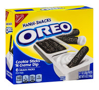 Nabisco Oreo Cookie Handi Snacks Packs Sticks 'N Creme Dip