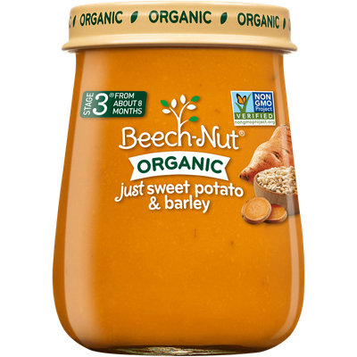Beech-Nut® Stage 3 Organic Just Sweet Potato & Barley
