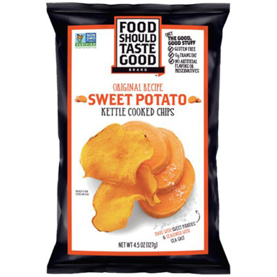 Food Should Taste Good Original Kettle Cooked Sweet Potato Chips