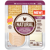 Oscar Mayer Natural Slow Roasted Turkey & Cheddar Meat & Cheese Plates