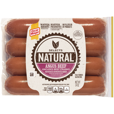 Oscar Mayer Selects Angus Smoked Uncured Beef Franks