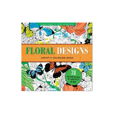 Floral Designs Artist's Coloring Book