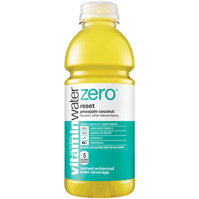 vitaminwater Zero Reset Pineapple Coconut Nutrient Enhanced Water Beverage