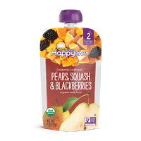 Happy Baby® Organics Clearly Crafted™ Pears, Squash & Blackberries