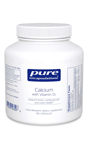 Pure Encapsulations Calcium with Vitamin D3 90 caps