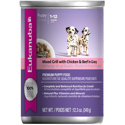 Super-dog Pet Food Company Eukanuba Puppy Cuts Canned Dog Food 12 Pack