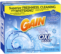 Gain Ultra Powder Detergent with Oxi Booster, 31 Loads