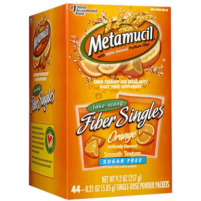 Metamucil Sugar Free Smooth Texture Powder Packets Orange