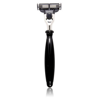 The Art Of Shaving Mach 3 Razor - Black 1pc