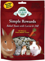 Oxbow Simple Rewards Baked Treats - Carrot & Dill