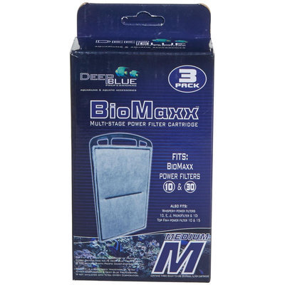 Deep Blue Professional BioMaxx Multi-Stage Power Filter Cartridge 10/30 Gallon