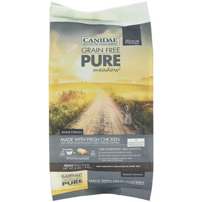 Canidae Pure Meadow Grain-Free Chicken & Turkey Meal Senior Dry Dog Food, 4 Lb