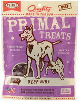 Jerky Beef Nibs Dog & Cat Treats, 4-Ounce Bag