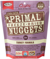 Primal Pet Food Primal Freeze Nugget Turkey Dry Cat Food