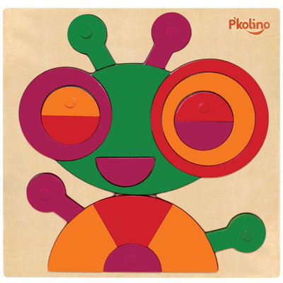 Pkolino P'kolino Multi-Solution Shape Puzzle: Bug (17 pc)