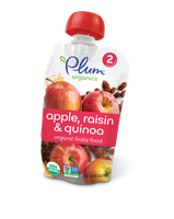 Plum Organics Second Blends Apple, Raisin & Quinoa