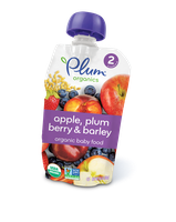 Plum Organics Second Blends Apple, Plum, Berry & Barley