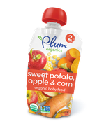 Plum Organics Second Blends Sweet Potato, Apple & Corn