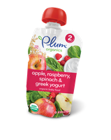 Plum Organics Second Blends Apple, Raspberry, Spinach & Greek Yogurt