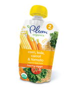 Plum Organics Second Blends Hearty Veggie Meal: Corn, Kale, Carrot & Tomato